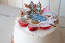 画像をギャラリービューアに読み込む, (店頭お受け取り)特製クリスマスデコレーションケーキ