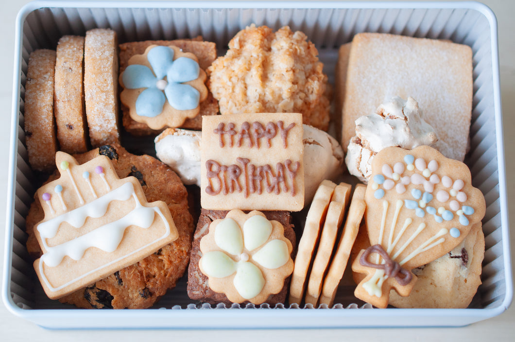 Happy Birthday クッキー缶ギフト